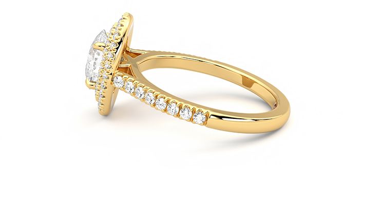 Taylor & Hart Celestial Oval Engagement Ring 360 degree image 20
