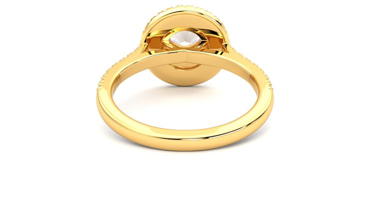 Taylor & Hart Celestial Round Engagement Ring 360 degree image 15