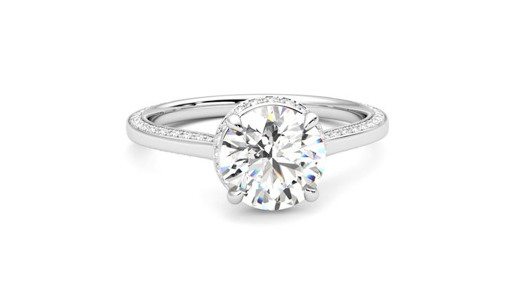 Taylor & Hart Coast Round Engagement Ring 360 degree image 2