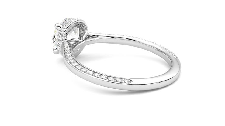 Taylor & Hart Coast Round Engagement Ring 360 degree image 18