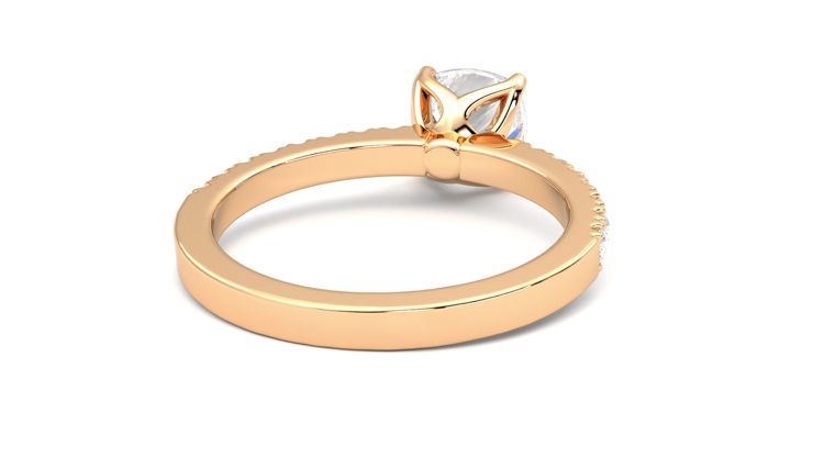 Taylor & Hart Constellation Cushion Engagement Ring 360 degree image 14