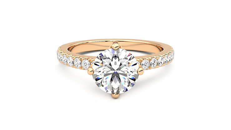 Taylor & Hart Constellation Round Engagement Ring 360 detail 01