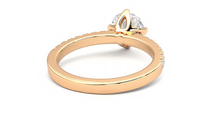 Taylor & Hart Constellation Round Engagement Ring 360 degree image 14