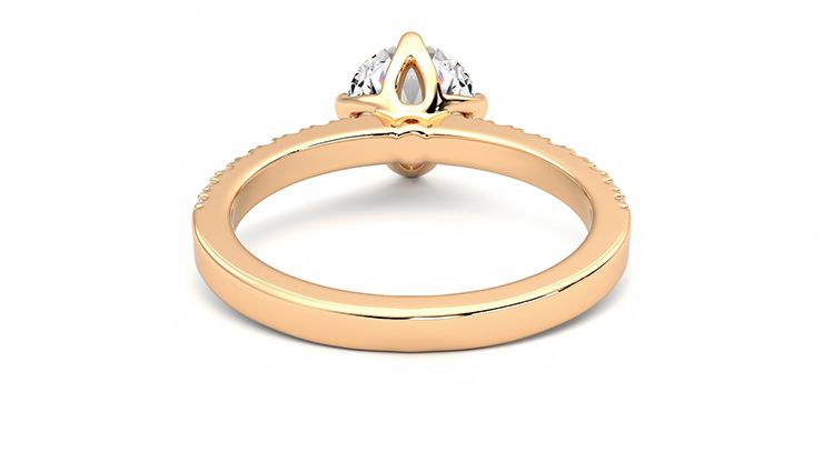 Taylor & Hart Constellation Round Engagement Ring 360 degree image 15