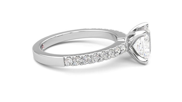 Taylor & Hart Constellation Princess Engagement Ring 360 degree image 9