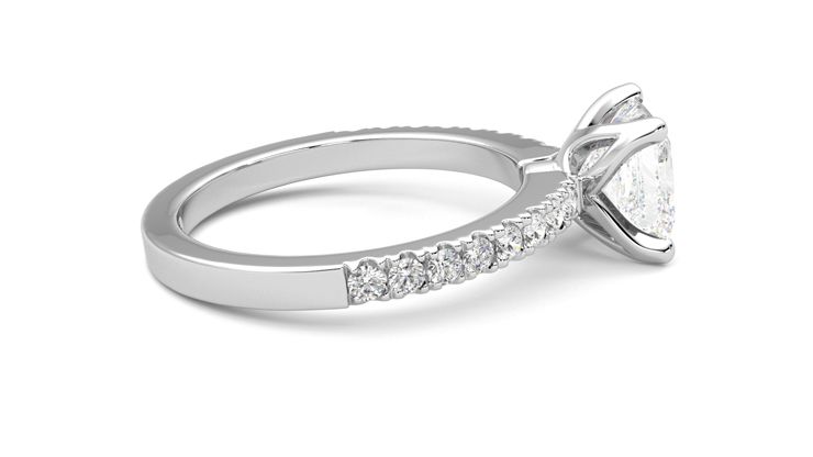 Taylor & Hart Constellation Princess Engagement Ring 360 degree image 10