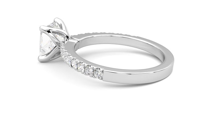 Taylor & Hart Constellation Princess Engagement Ring 360 degree image 19