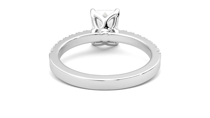 Taylor & Hart Constellation Radiant Engagement Ring 360 degree image 15