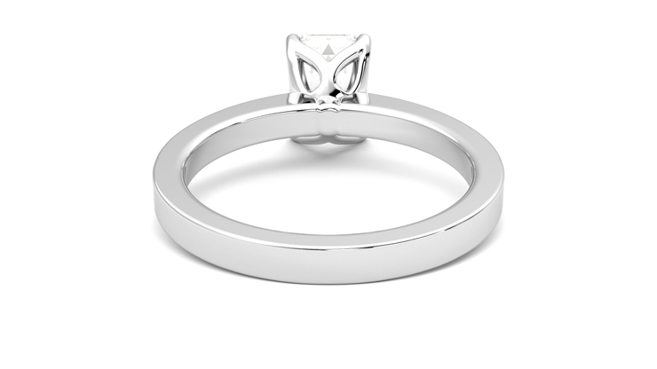Taylor & Hart Cosmic Emerald Engagement Ring 360 degree image 15