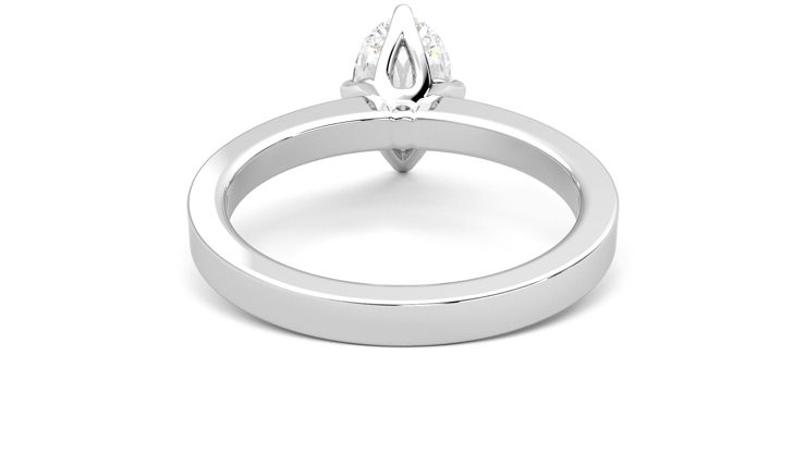 Taylor & Hart Cosmic Oval Engagement Ring 360 degree image 15