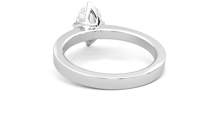 Taylor & Hart Cosmic Oval Engagement Ring 360 degree image 16