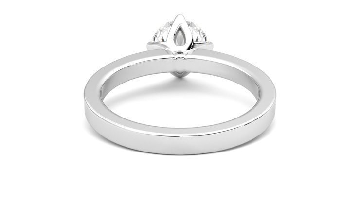 Taylor & Hart Cosmic Round Engagement Ring 360 degree image 15