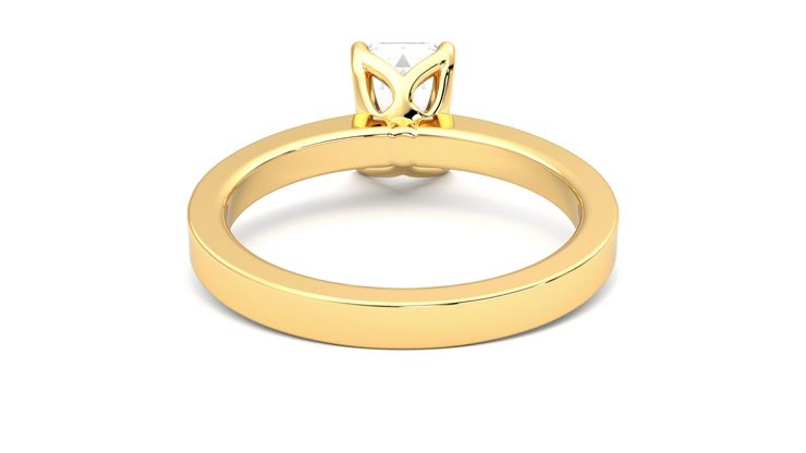 Taylor & Hart Cosmic Emerald Engagement Ring 360 degree image 15