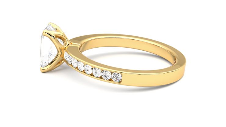Taylor & Hart Cosmic Emerald Engagement Ring 360 degree image 20
