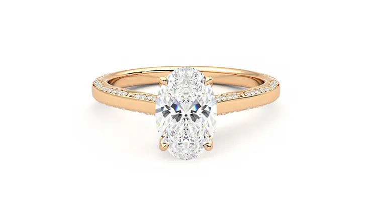 Taylor & Hart Crush Oval Engagement Ring 360 detail 01