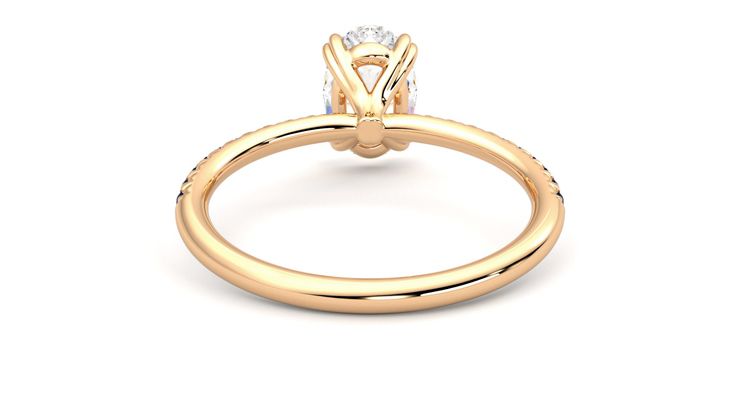 Taylor & Hart Damson Oval Engagement Ring 360 degree image 15