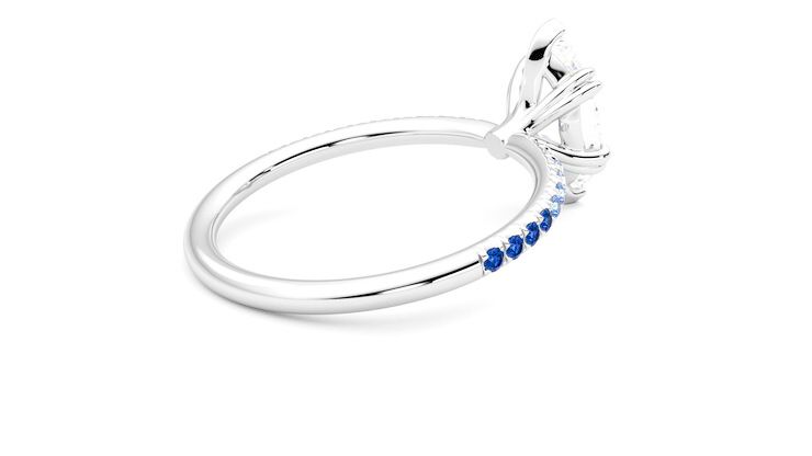 Taylor & Hart Damson Marquise Engagement Ring 360 degree image 12