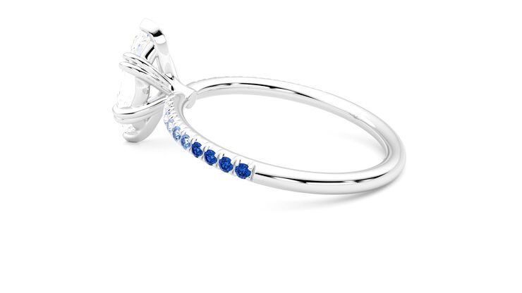 Taylor & Hart Damson Marquise Engagement Ring 360 degree image 19