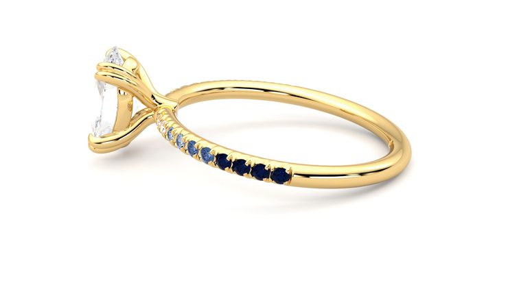 Taylor & Hart Damson Oval Engagement Ring 360 degree image 20