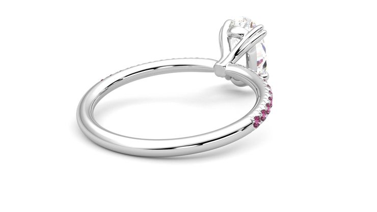 Taylor & Hart Damson Oval Engagement Ring 360 degree image 13