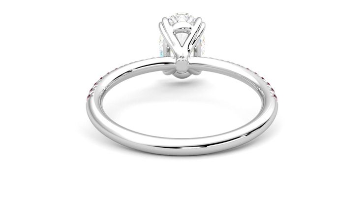 Taylor & Hart Damson Oval Engagement Ring 360 degree image 15