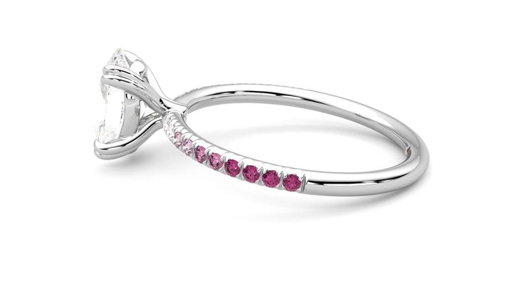 Taylor & Hart Damson Oval Engagement Ring 360 degree image 20