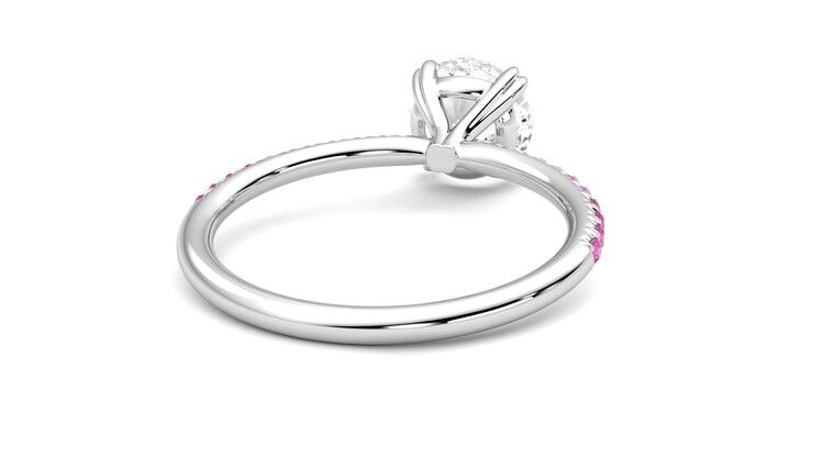Taylor & Hart Damson Round Engagement Ring 360 degree image 14