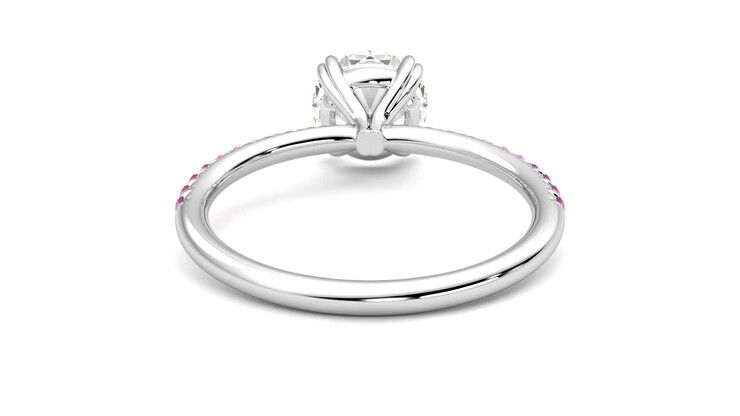 Taylor & Hart Damson Round Engagement Ring 360 degree image 15