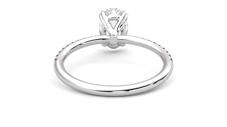 Taylor & Hart Damson Oval Engagement Ring 360 degree image 15