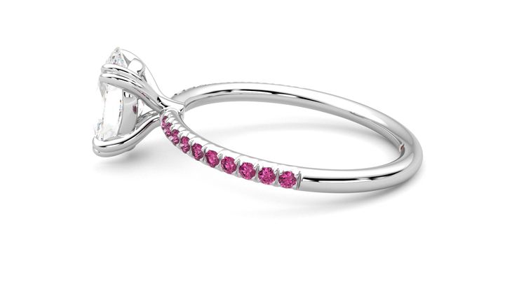 Taylor & Hart Damson Oval Engagement Ring 360 degree image 20