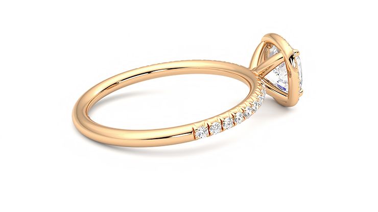 Taylor & Hart Dawn Cushion Engagement Ring 360 degree image 10