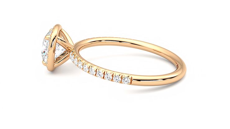 Taylor & Hart Dawn Cushion Engagement Ring 360 degree image 19