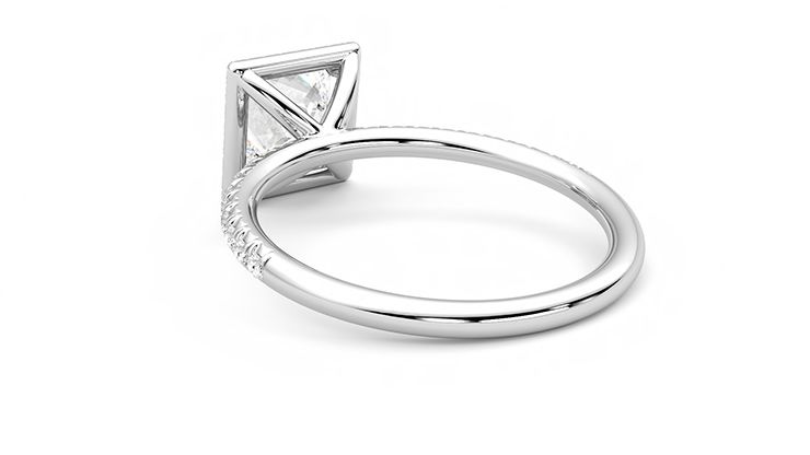 Taylor & Hart Dawn Princess Engagement Ring 360 degree image 17