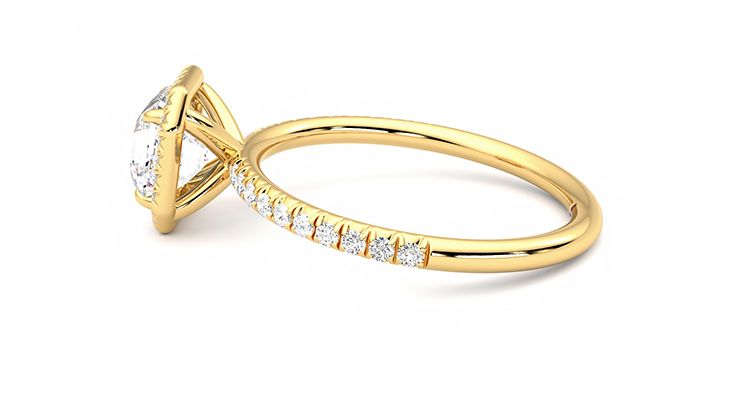 Taylor & Hart Dawn Asscher Engagement Ring 360 degree image 20