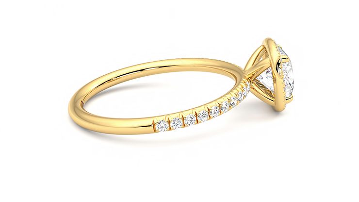 Taylor & Hart Dawn Cushion Engagement Ring 360 degree image 9