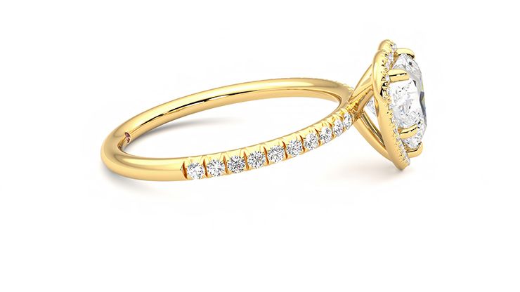Taylor & Hart Dawn Heart Engagement Ring 360 degree image 9