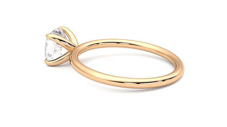Taylor & Hart Demure Cushion Engagement Ring 360 degree image 19