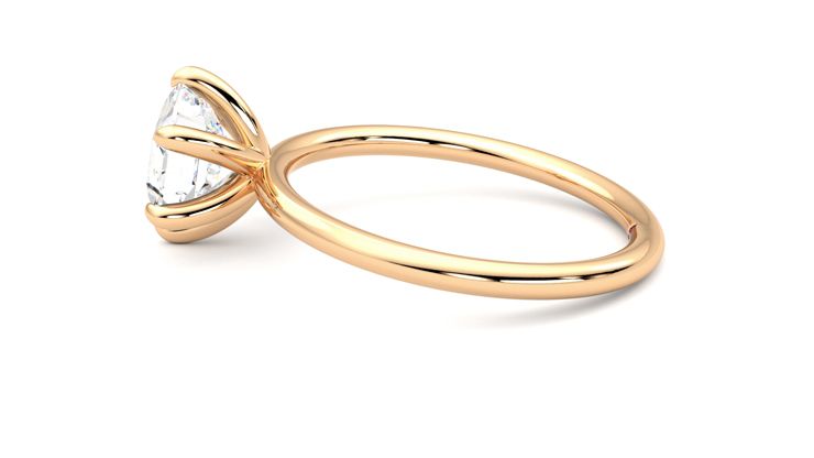 Taylor & Hart Demure Hexagonal Engagement Ring 360 degree image 20