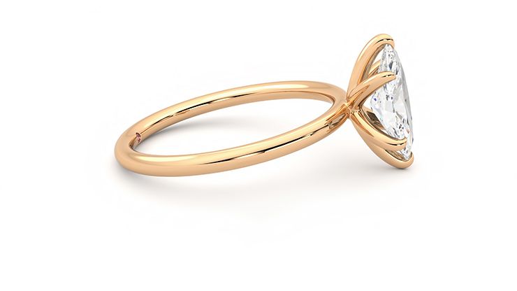 Taylor & Hart Demure Marquise Engagement Ring 360 degree image 9