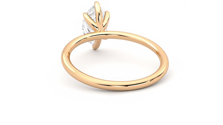 Taylor & Hart Demure Marquise Engagement Ring 360 degree image 16