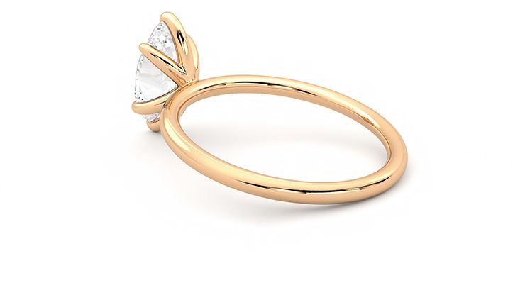 Taylor & Hart Demure Marquise Engagement Ring 360 degree image 18