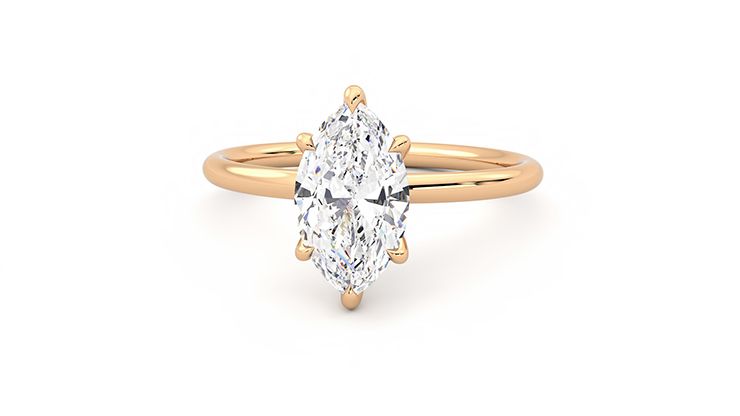 Taylor & Hart Demure Marquise Engagement Ring 360 degree image 28