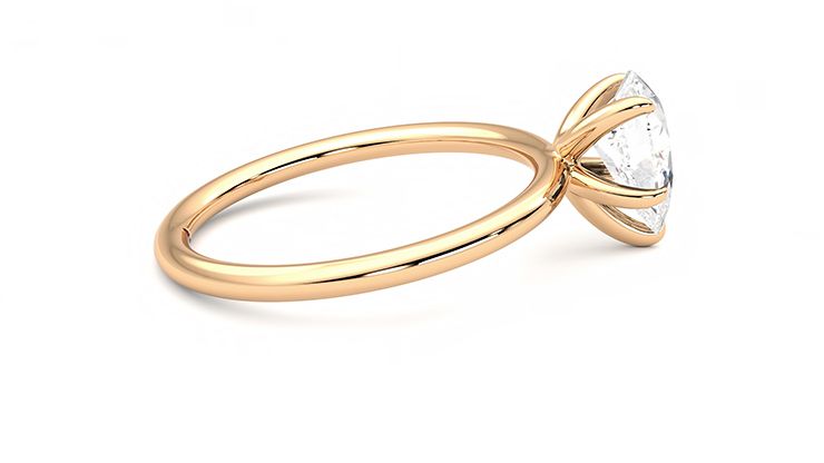 Taylor & Hart Demure Pear Engagement Ring 360 degree image 10