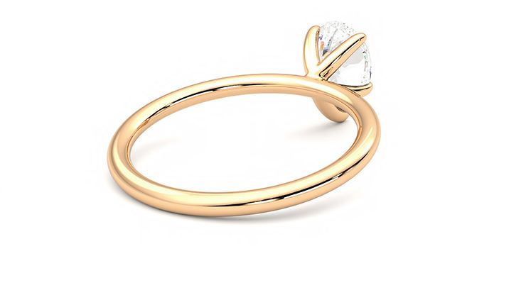 Taylor & Hart Demure Pear Engagement Ring 360 degree image 13