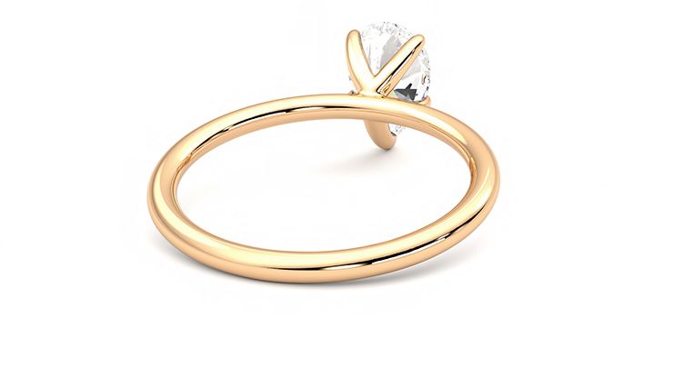 Taylor & Hart Demure Pear Engagement Ring 360 degree image 14