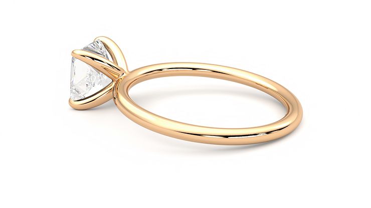 Taylor & Hart Demure Princess Engagement Ring 360 degree image 19