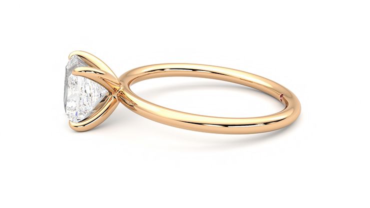 Taylor & Hart Demure Princess Engagement Ring 360 degree image 21