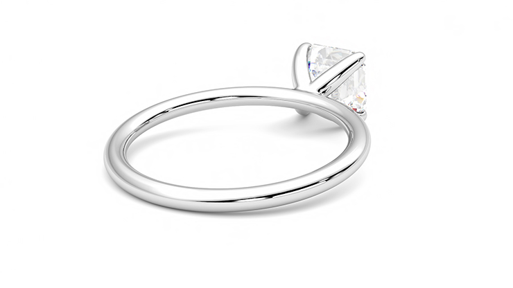 Taylor & Hart Demure Asscher Engagement Ring 360 degree image 13