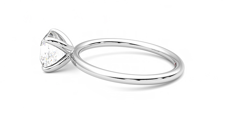 Taylor & Hart Demure Asscher Engagement Ring 360 degree image 20