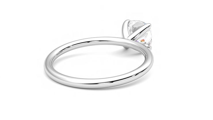 Taylor & Hart Demure Cushion Engagement Ring 360 degree image 13